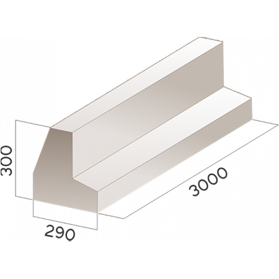БОРТОВОЙ КАМЕНЬ ДОРОЖНЫЙ БУ 300-30-29