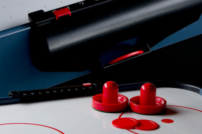 Аэрохоккей «Blue Ice» 5 ф (черно-голубой, складной)