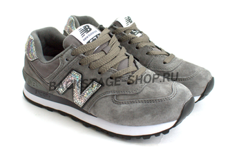 Кроссовки New Balance 574 Gray замша