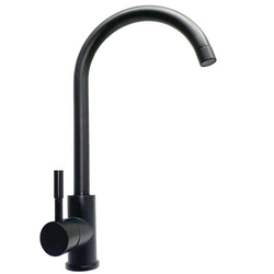 Смеситель Frap для кухни F40899-4 черный боковая ручка