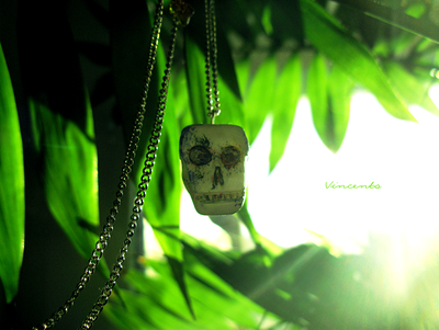 Подвеска "Мексиканский череп" - необычное украшение к Хэллоуину