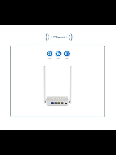 Роутер LTE - 3G/4G KEENETIC 4G, белый kn-1210