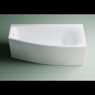 Astra-Form Ванна Скат Solid Surface правосторонняя 170/75 см белая матовая