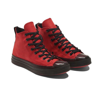 Red on sale black converse