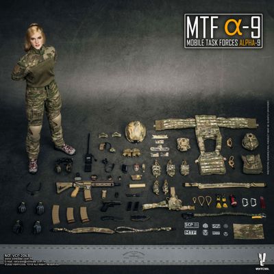 Оперативница МОГ Альфа-9 "Последняя надежда" (SCP Foundation) - КОЛЛЕКЦИОННАЯ ФИГУРКА 1/6 MTF Alpha-9 (VCF-2063) - VERYCOOL