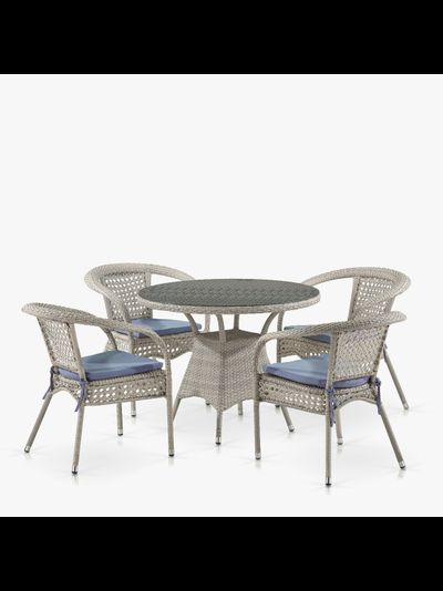 Комплект мебели  из искусственного ротанга LION 1C цвет Latte