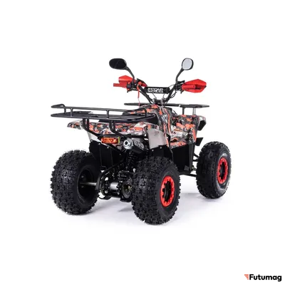 Квадроцикл MOTAX ATV Grizlik Premium 125cc Бензиновый Красный камуфляж