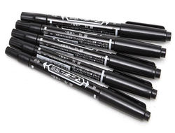 Трансферный маркер двухсторонний (Черный)