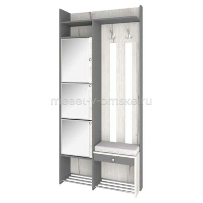 ЗИ141 Прихожая Гретта Эльза-1. Размер: 900х2000х270