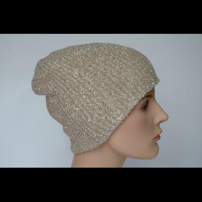 Шапка Vizio  Италия 1079 CY бежевая вязаная