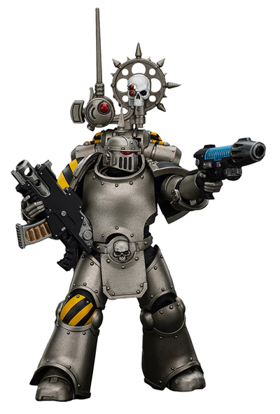 Легионер-связист Железных Воинов (Warhammer Horus Heresy) - КОЛЛЕКЦИОННАЯ ФИГУРКА 1/18 Iron Warriors MKIII Tactical Legionary with Nuncio-vox (JT01468) - JOYTOY