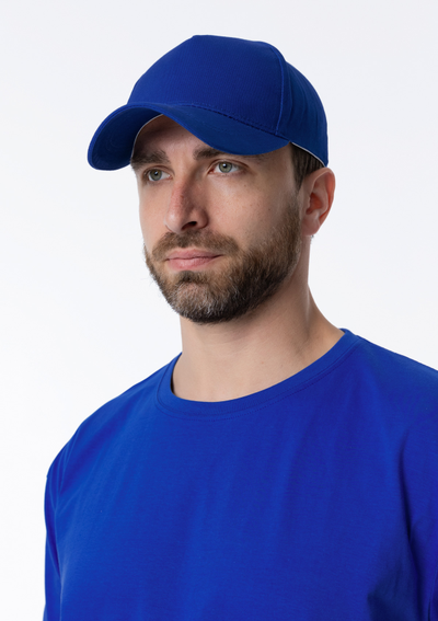 Бейсболка А12 5 клиньев хлопок 260, метзастёжка