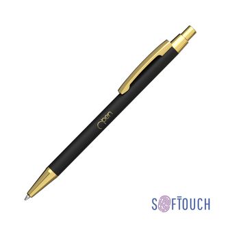 Ручка металлическая черная с золотом