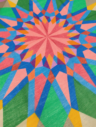 Павловопосадский палантин 10188-4