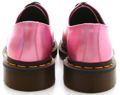 DR.MARTENS 1461 ICED METALLIC 3 EYE BOOT PINK