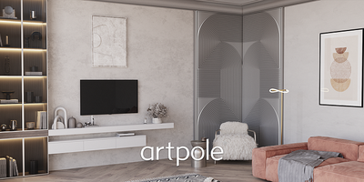 Гипсовая панель PALLADA + LED артикул M-0062