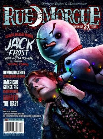 Rue Morgue Magazine Issue 203 Jack Frost Cover, Иностранные журналы о кино, Intpressshop