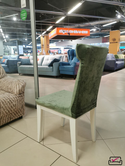 Чехол на стул "Велюр" Оливковый. Россия