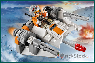 # 75074 Мини–«Снеговой Спидер» с Фигуркой / Snowspeeder (Microfighter)