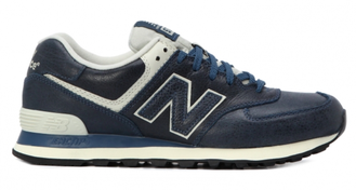 New Balance 574 синие, кожа 01 (41-46) Арт. 038МF