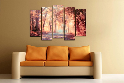 Модульная картина "Осенний день"