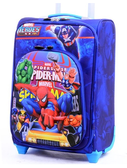 Детский чемодан Мстители (Avengers Marvel) синий