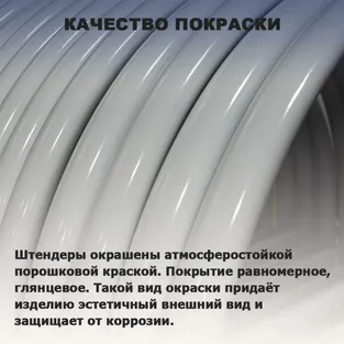 Порошковая окраска RAL уличных штендеров