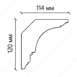 Карниз гладкий S6K1