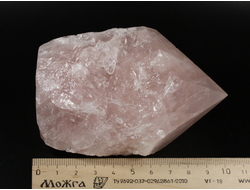 Розовый кварц, полировка, кристалл, Мадагаскар (100*61*52 мм, 482 г) №35438
