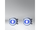 Комплект светодиодных дневных ходовых огней с функцией ПТФ Osram D 90мм П/Туман. свет/ДХО модуль (LED светодиодный) LEDriving FOG PL Blue Edition комплект