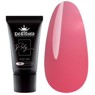 ПОЛИГЕЛЬ ДЛЯ НОГТЕЙ DESIGNER (rose blush N11) 30мл.-------- POLIGEL PENTRU UNGHII 30ml