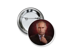 Значок закатной с Путиным №16