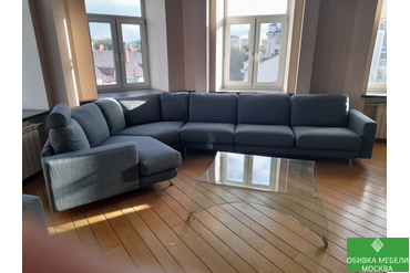 Пошив чехлов на липучке угловой диван