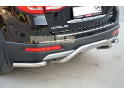 Защита заднего бампера скоба d53 для Haval H6 2017-