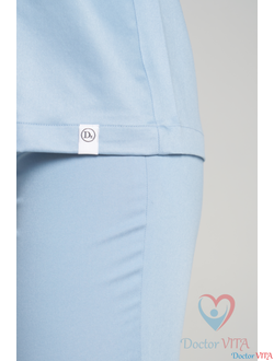 Брюки DR.SUPER "Stars" голубые