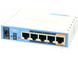 MikroTik RouterBOARD RB952Ui-5ac2nD (hAP ac Lite), Dual-Band Wi-Fi Роутер, 2.4/5GHz, 802.11a/b/g/n/ac, MIMO 2x2, 5xLAN, USB, поддержка 3G/4G модемов