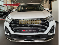 Защита переднего бампера двойная Папа Тюнинг d60/42 для JETOUR X90 Plus 2022-