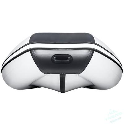 Лодка ПВХ Мастер Лодок Ривьера Компакт 3600СК "Комби" Св.Серый / Чёрный