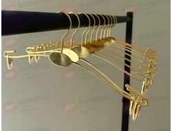 AM2807G Вешалка металлическая для нижнего белья с прищепками сварка, цвет: золото