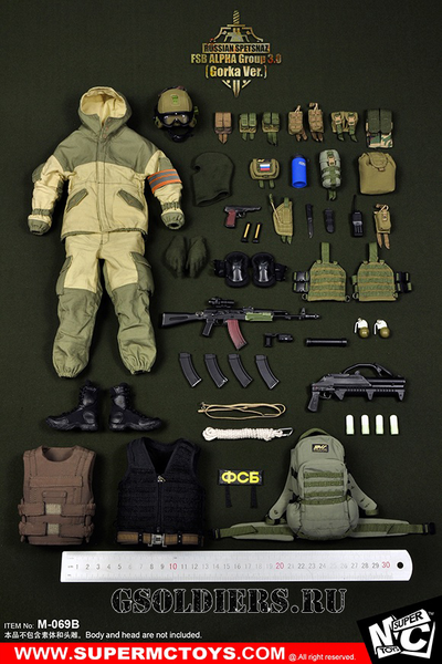 Спецназ "Альфа" - КОЛЛЕКЦИОННАЯ ФИГУРКА 1/6 Russian Spetsnaz - FSB Alfa ...