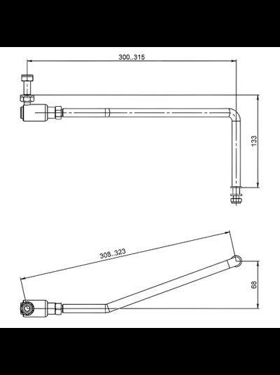 Тяга рулевая (аналог А.275)