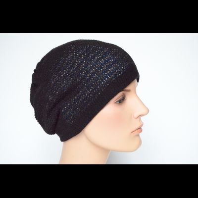 Черный женский летний берет Vizio Италия 7079