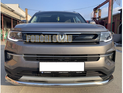 Защита переднего бампера d60 для Changan CS35 Plus (2019-...)