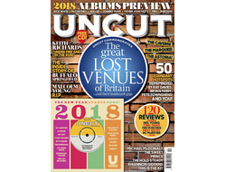 UNCUT Magazine February 2018 Lost Venues Cover Иностранные музыкальные журналы, Intpressshop