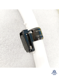 Трубка для дайвинга H.Wind spiral силикон сухая цветная