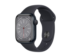 Apple Watch Series 8 41mm Midnight Aluminium Case With Midnight Sport Band