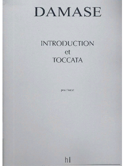 Damase, Jean-Michel. Introduction et toccata: pour harpe