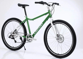 Подростковый велосипед Timetry TT071 7 ск 24" зеленый, рама 15"