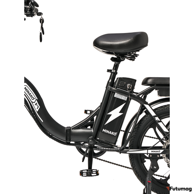 Электровелосипед Minako F7 черный