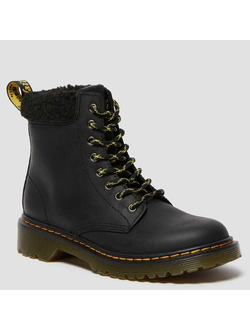 Зимние ботинки Dr. Martens JUNIOR 1460 FLEECE LINED REPUBLIC WP BLACK